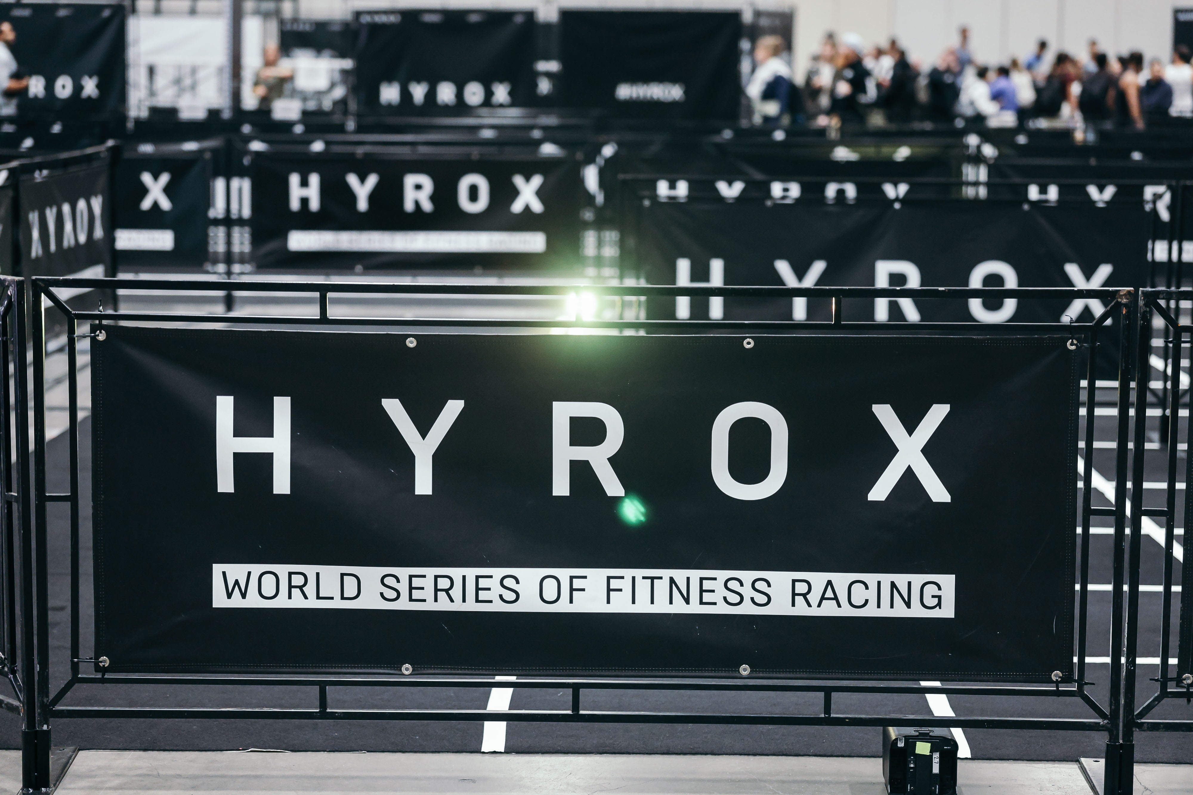 HYROX race arena signage